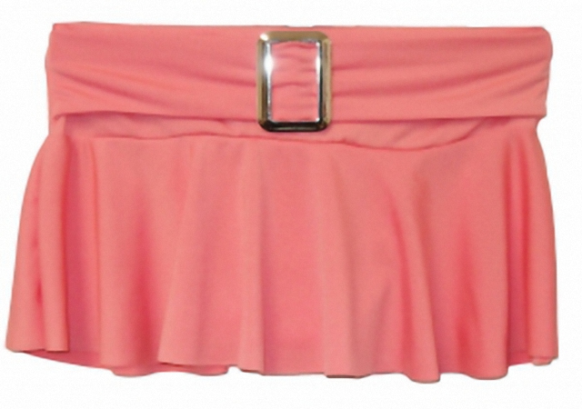 (image for) Crazy Chick Neon Peach Buckle Ra Ra Skirt